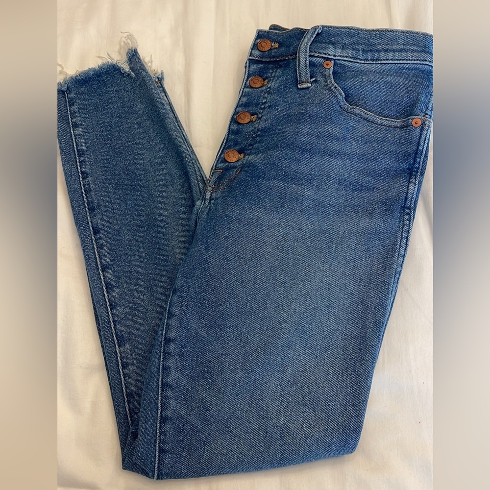 Madewell size 31 10” high rise skinny jean